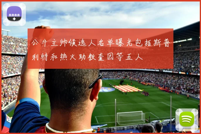 公牛主帅候选人名单曝光包括斯普利特和热火助教奎因等五人